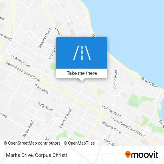 Marks Drive map