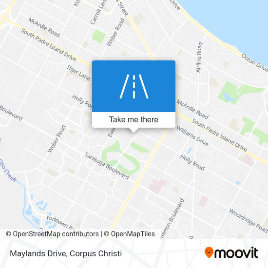 Mapa de Maylands Drive