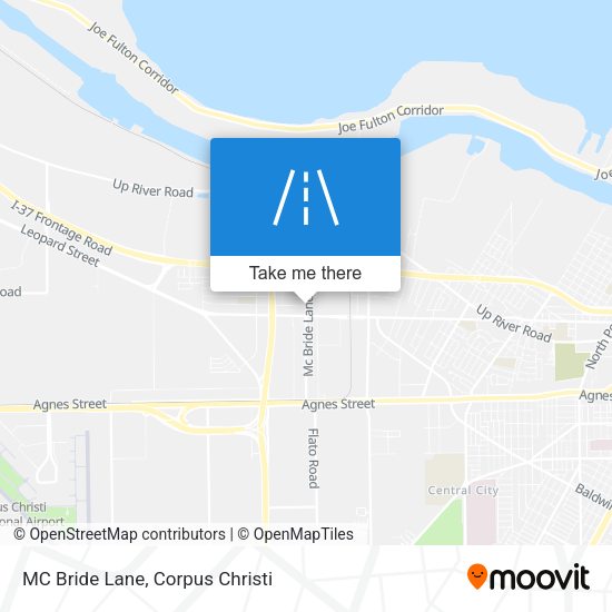 Mapa de MC Bride Lane