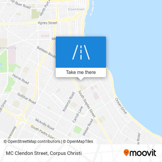 MC Clendon Street map