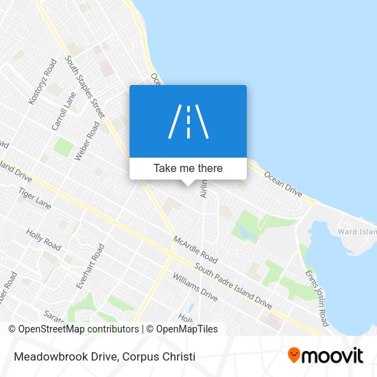 Meadowbrook Drive map