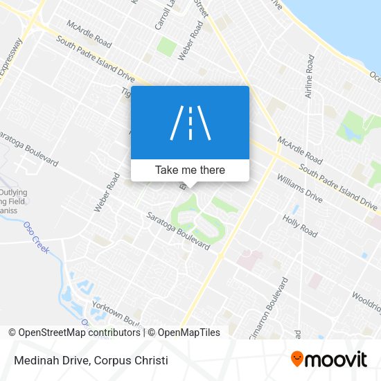 Medinah Drive map
