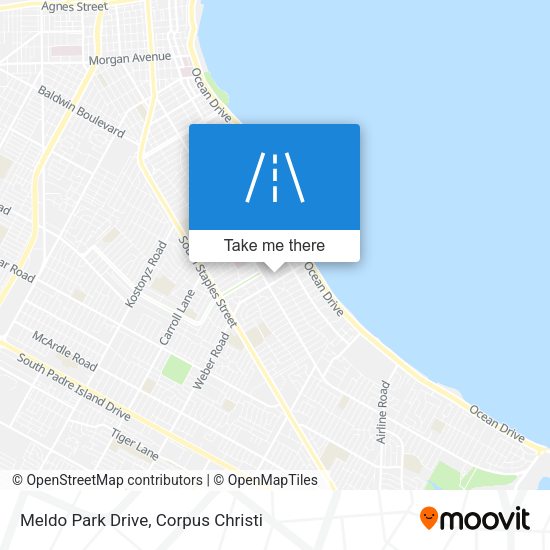Meldo Park Drive map