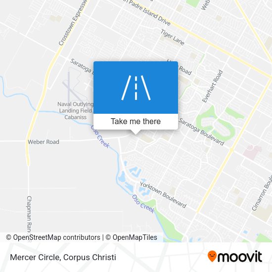 Mapa de Mercer Circle