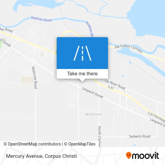 Mercury Avenue map