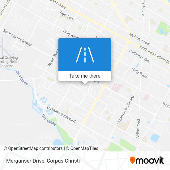 Merganser Drive map