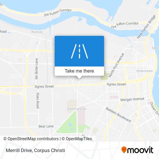 Merrill Drive map