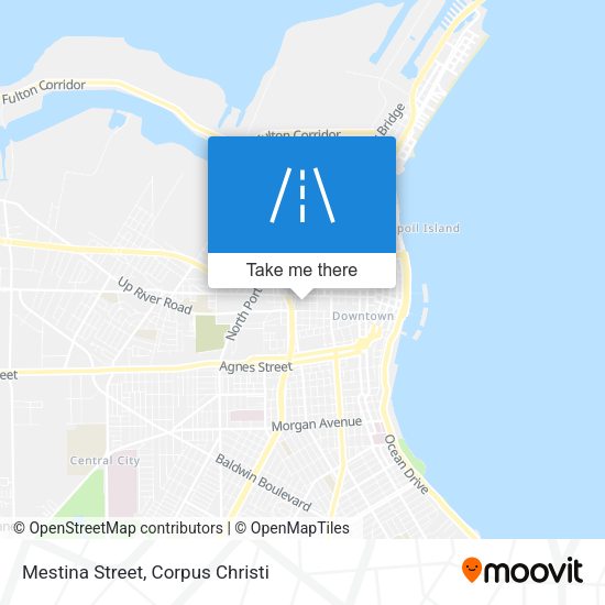 Mapa de Mestina Street