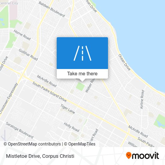 Mistletoe Drive map