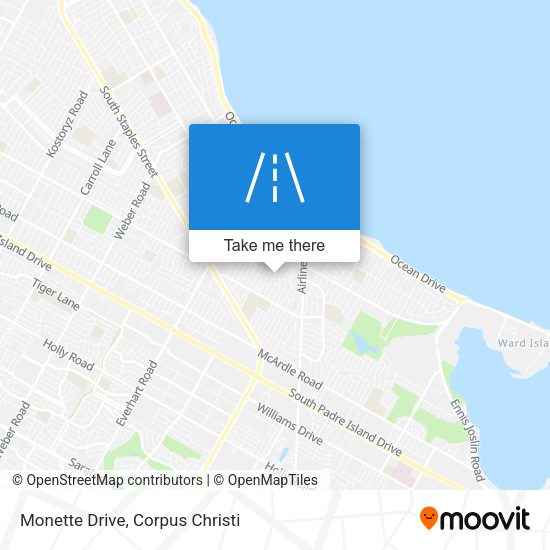 Mapa de Monette Drive