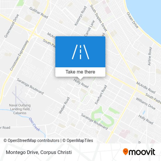 Montego Drive map