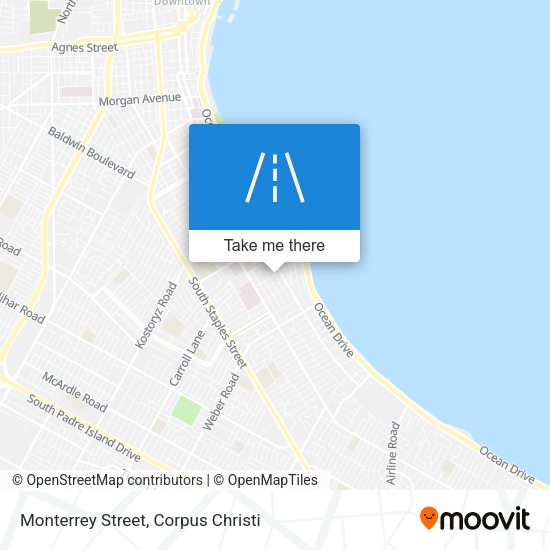 Monterrey Street map