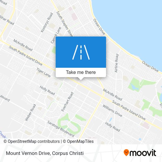 Mount Vernon Drive map