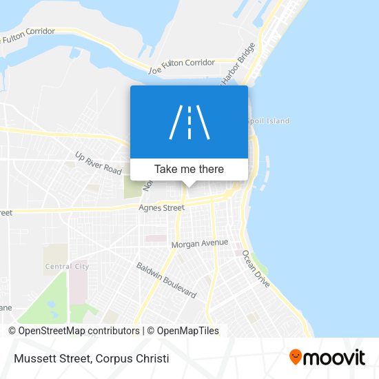 Mussett Street map