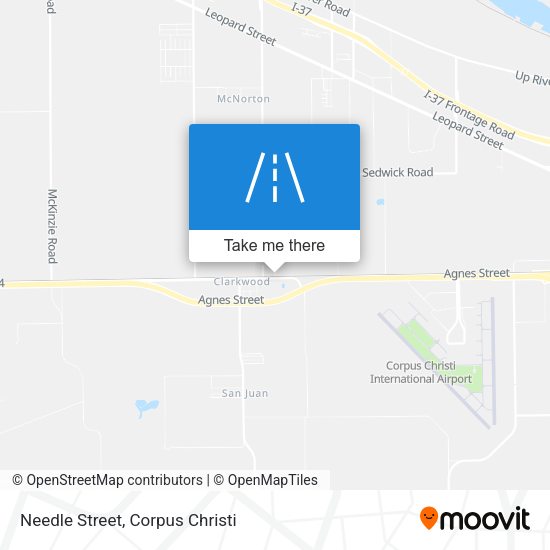 Needle Street map