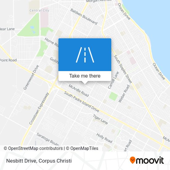 Nesbitt Drive map