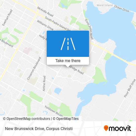 New Brunswick Drive map
