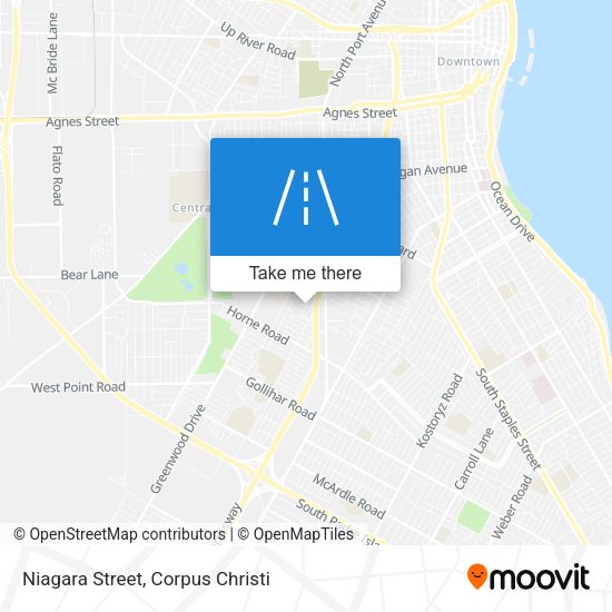 Mapa de Niagara Street