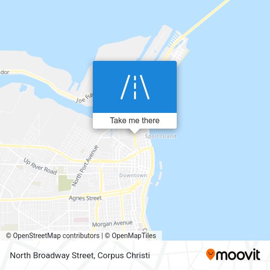 North Broadway Street map