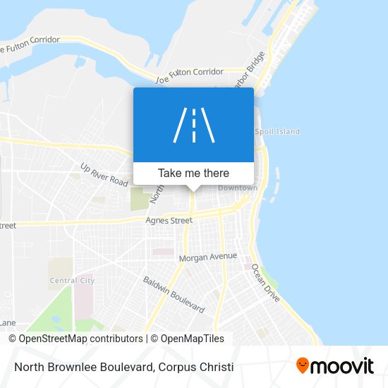 North Brownlee Boulevard map