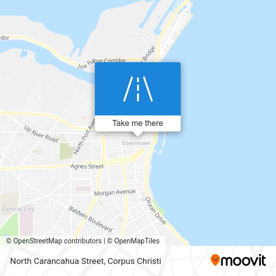 Mapa de North Carancahua Street