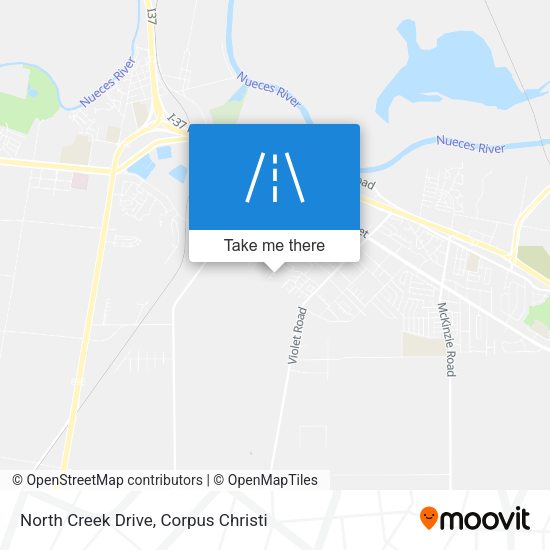 North Creek Drive map