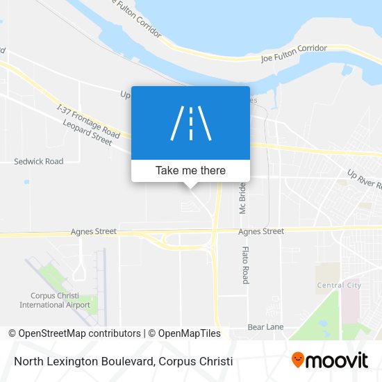 North Lexington Boulevard map
