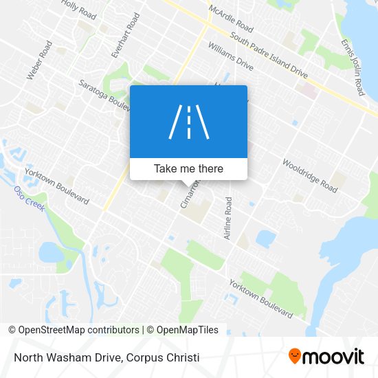 Mapa de North Washam Drive