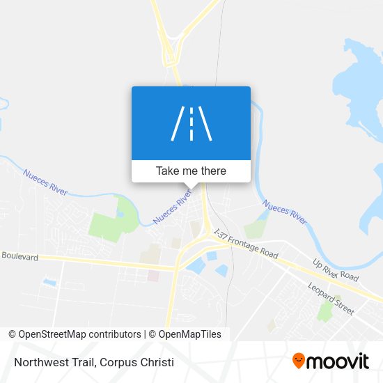 Northwest Trail map