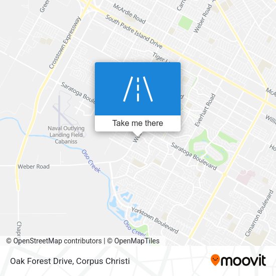 Oak Forest Drive map