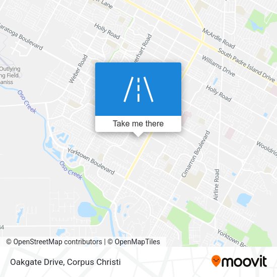 Oakgate Drive map
