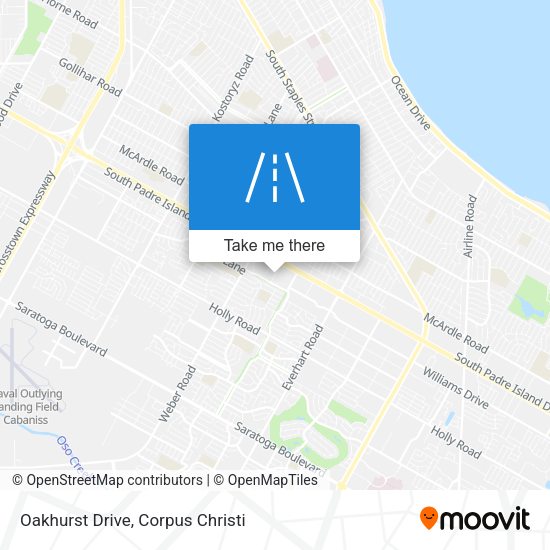 Oakhurst Drive map