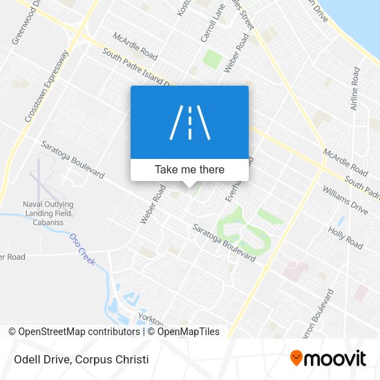 Mapa de Odell Drive