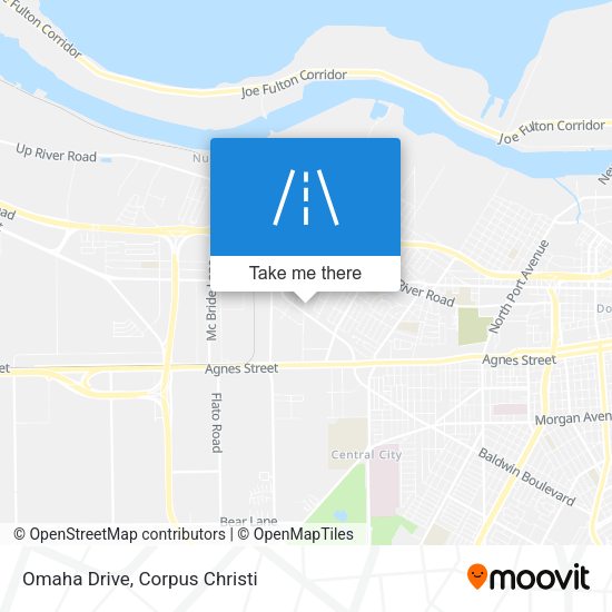 Mapa de Omaha Drive