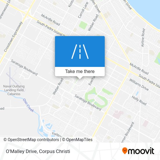 O'Malley Drive map