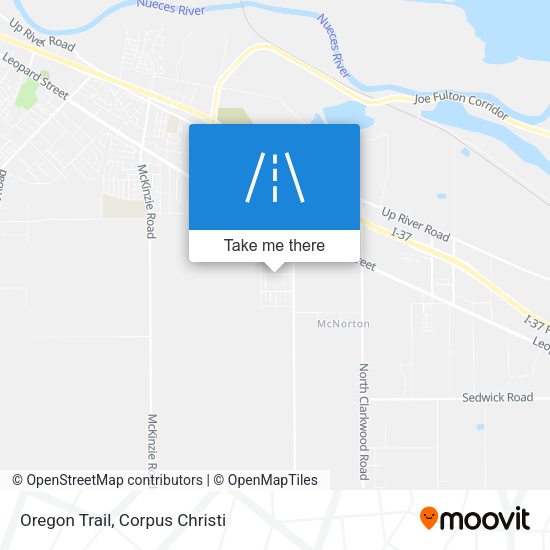 Oregon Trail map