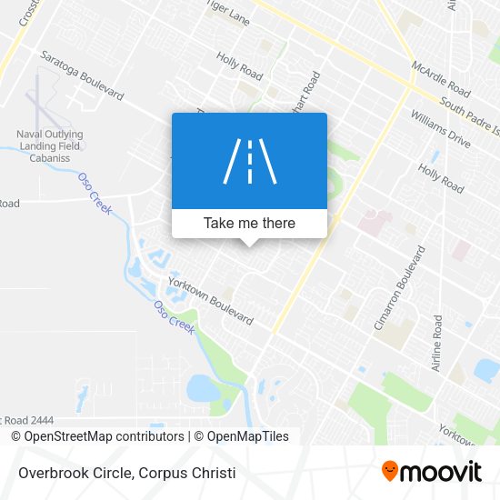 Overbrook Circle map