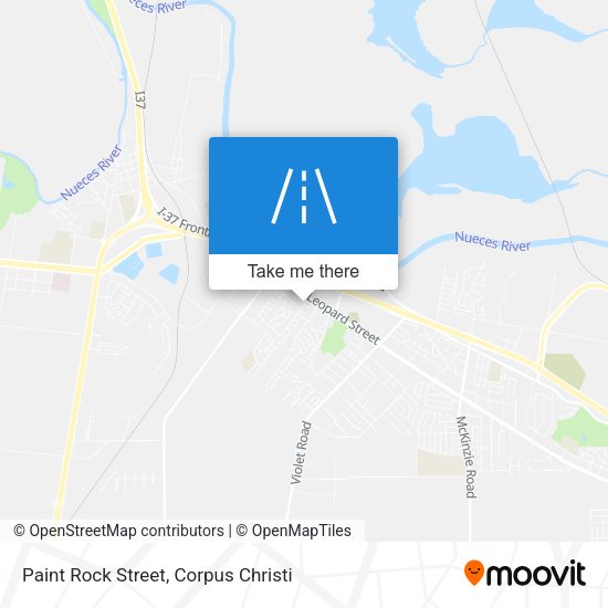 Paint Rock Street map