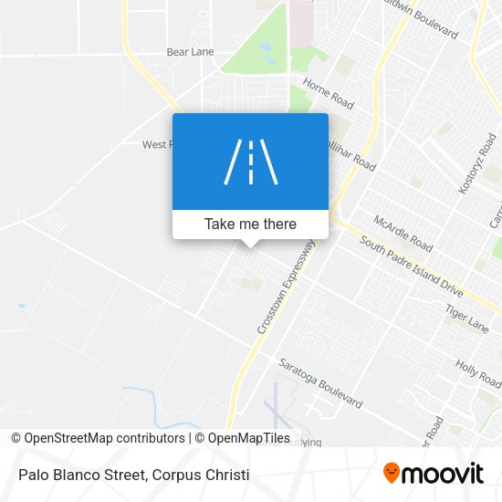 Mapa de Palo Blanco Street