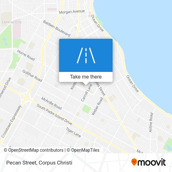 Pecan Street map