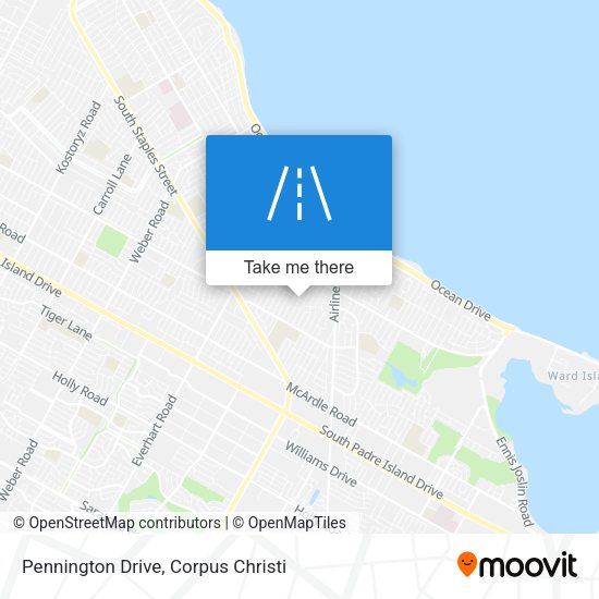 Pennington Drive map