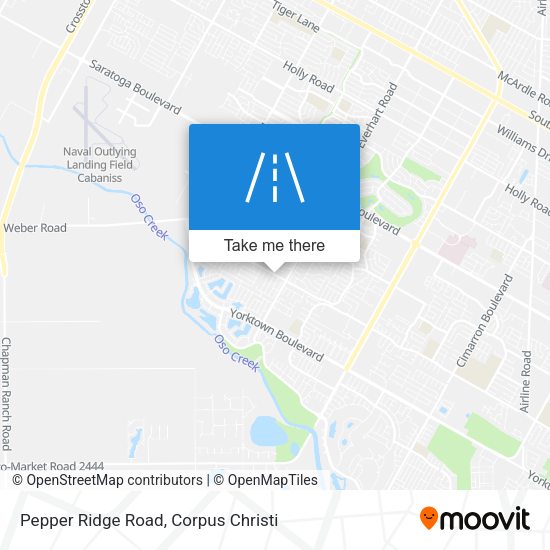 Pepper Ridge Road map