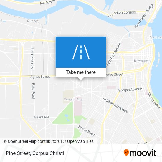 Mapa de Pine Street