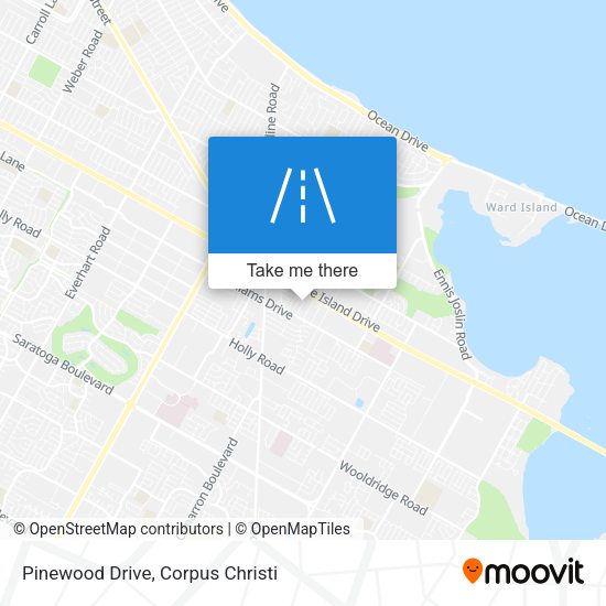 Mapa de Pinewood Drive