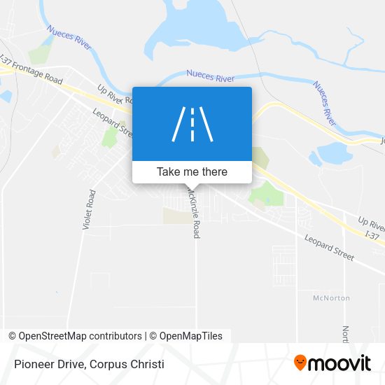 Mapa de Pioneer Drive