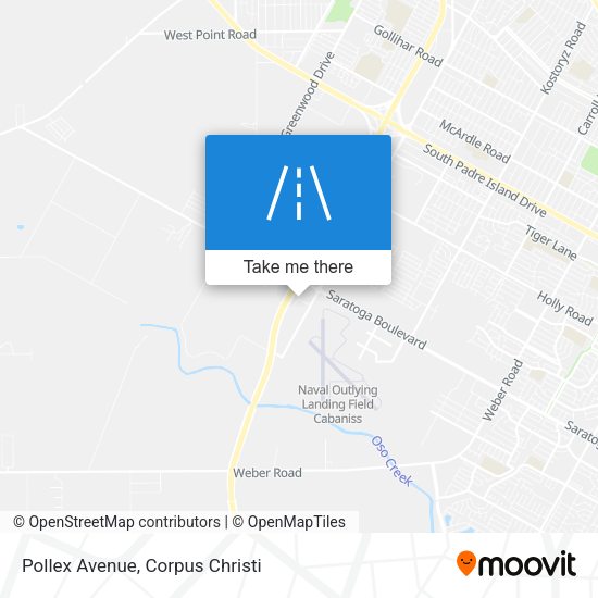 Pollex Avenue map