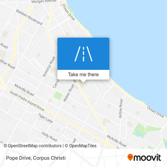 Mapa de Pope Drive