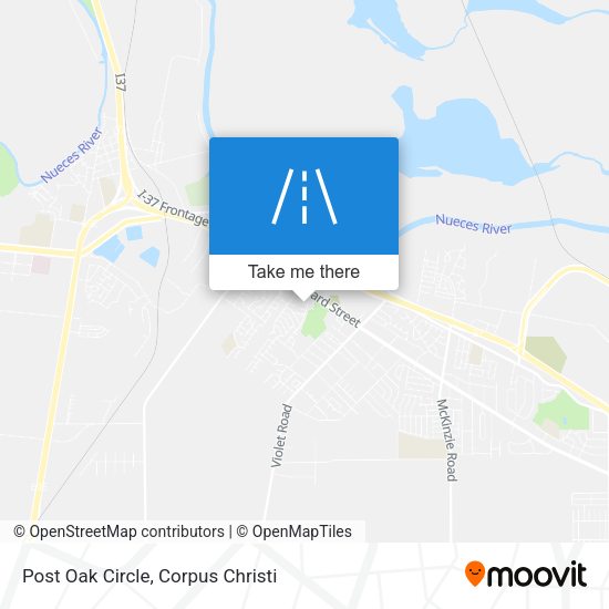 Post Oak Circle map