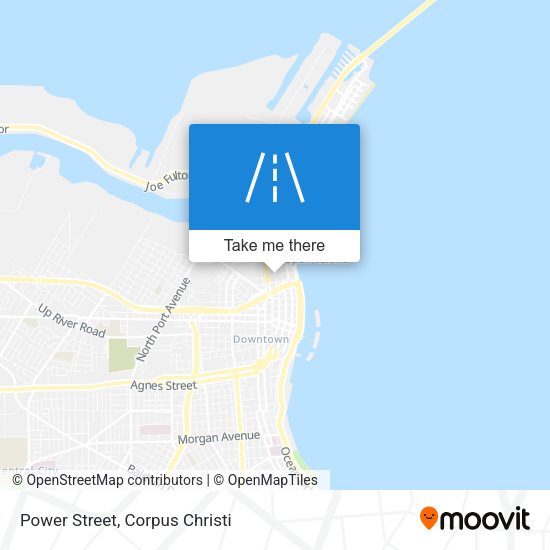 Power Street map