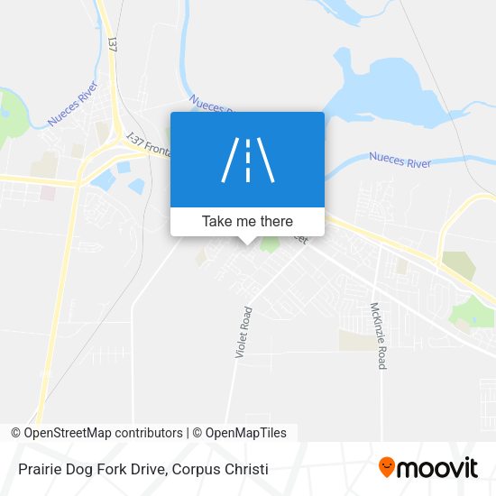 Prairie Dog Fork Drive map